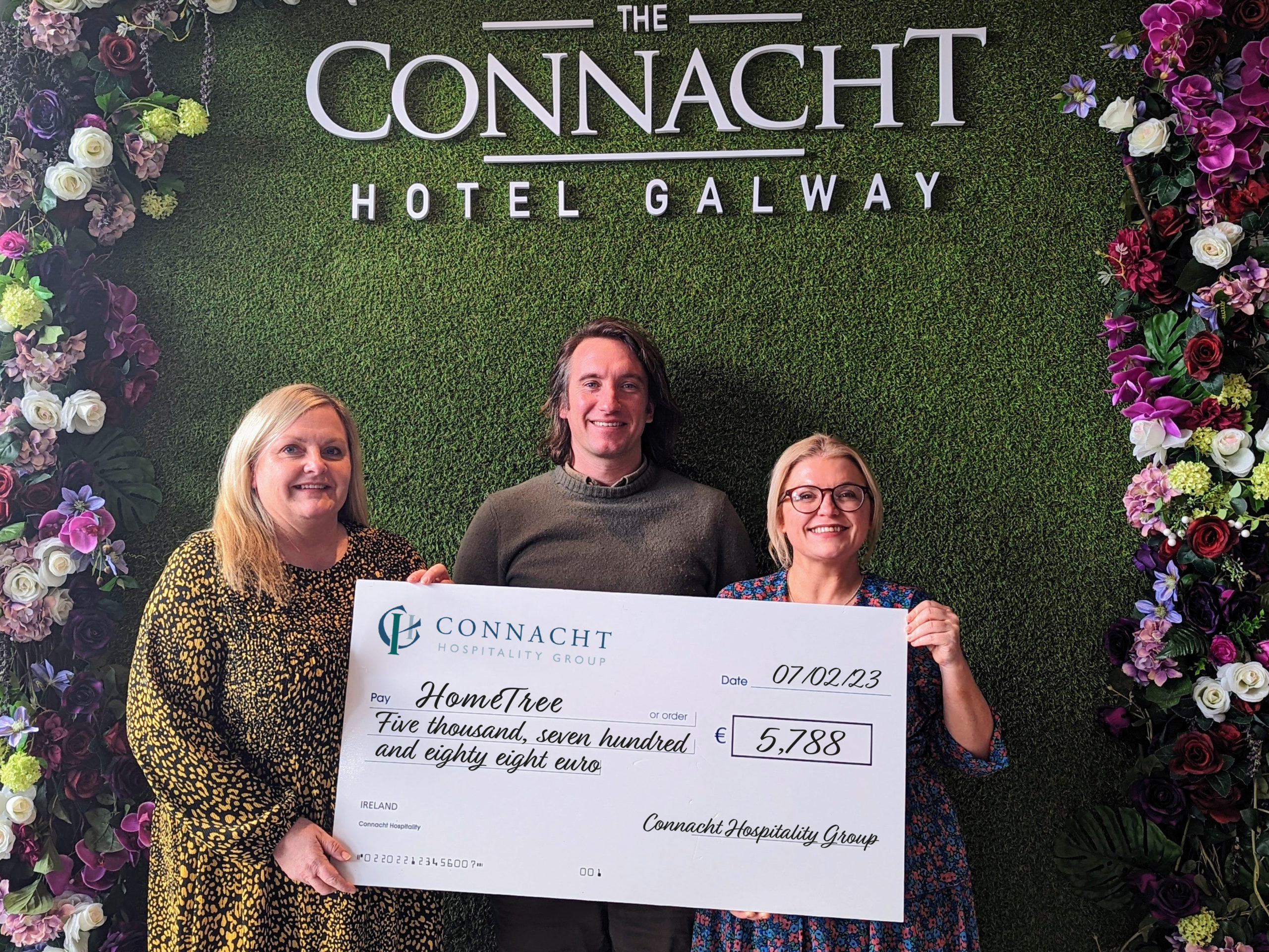 Guilt-Free Corporate Stays at The Connacht Hotel as They Raise Almost €6,000 for Hometree